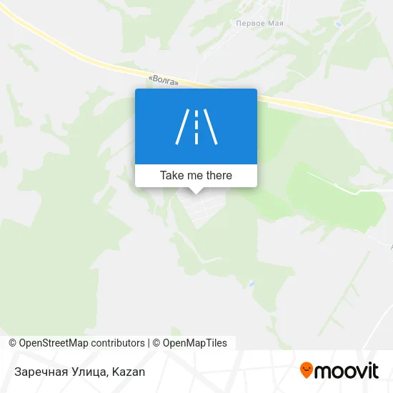 Заречная Улица map