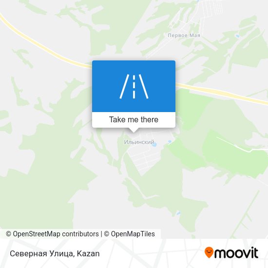 Северная Улица map