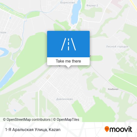 1-Я Аральская Улица map