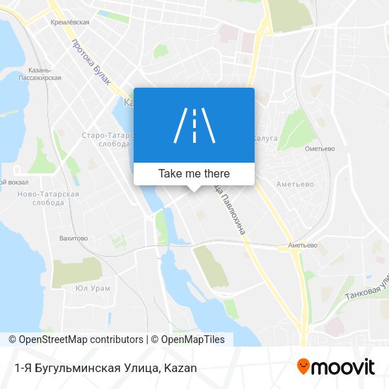 1-Я Бугульминская Улица map