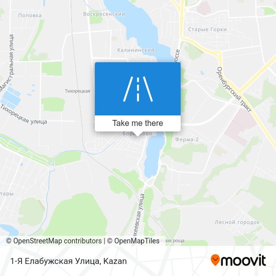 1-Я Елабужская Улица map