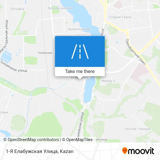 1-Я Елабужская Улица map