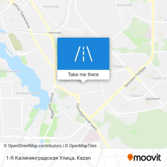 1-Я Калининградская Улица map