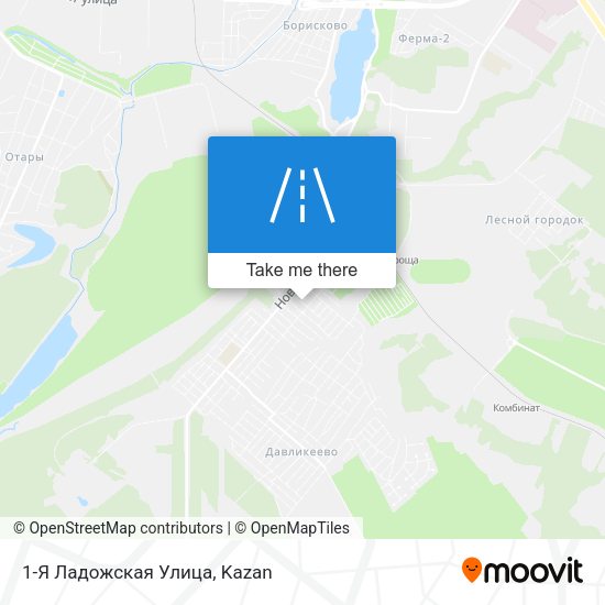 1-Я Ладожская Улица map
