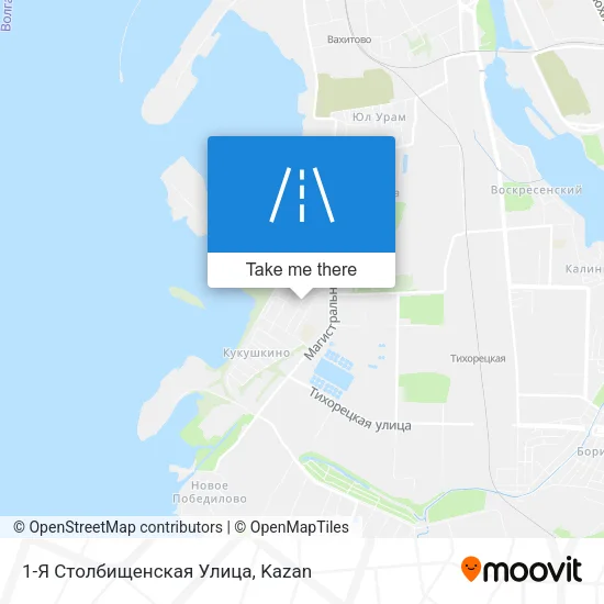 1-Я Столбищенская Улица map