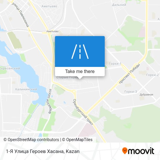 1-Я Улица Героев Хасана map