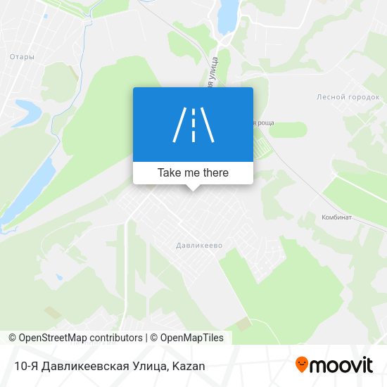 10-Я Давликеевская Улица map
