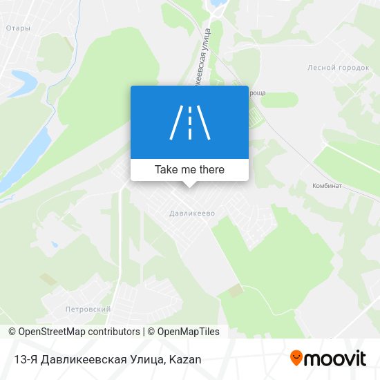 13-Я Давликеевская Улица map