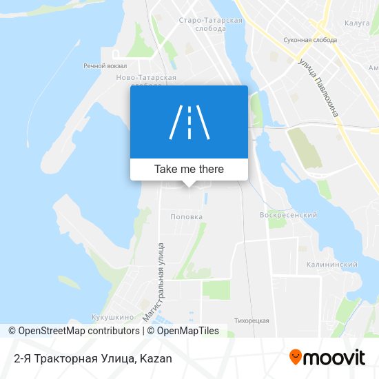 2-Я Тракторная Улица map