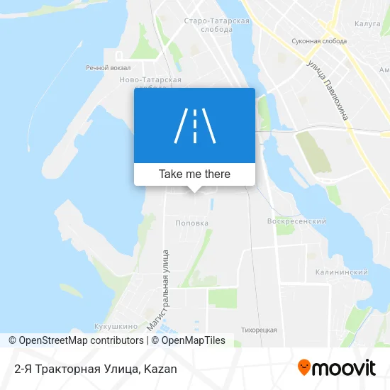 2-Я Тракторная Улица map