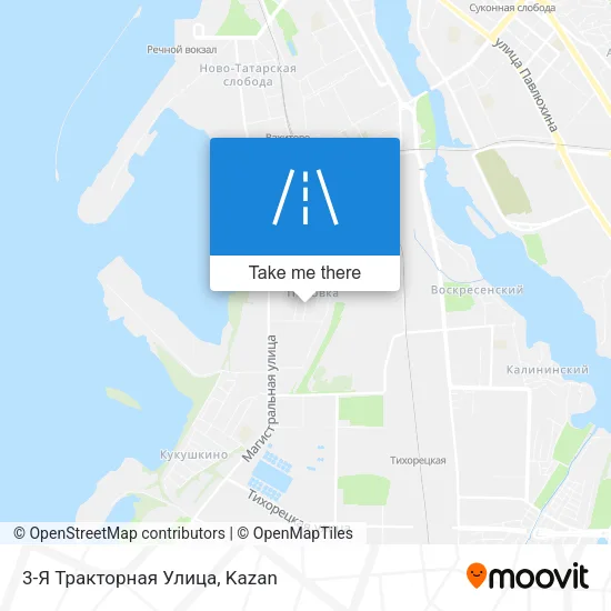 3-Я Тракторная Улица map