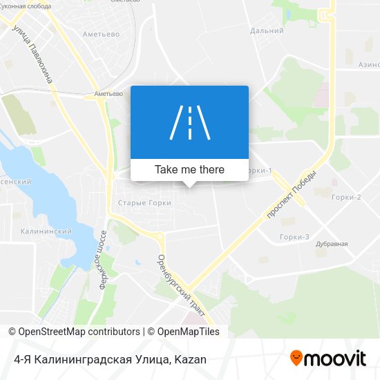 4-Я Калининградская Улица map
