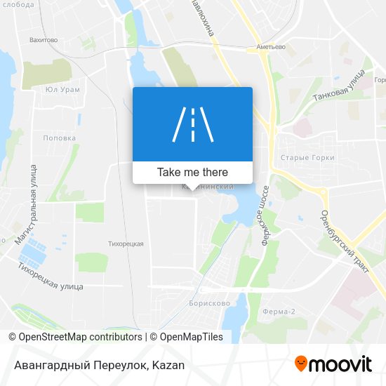 Авангардный Переулок map