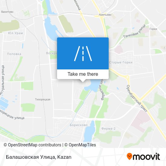 Балашовская Улица map