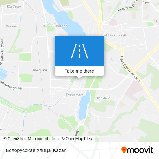 Белорусская Улица map
