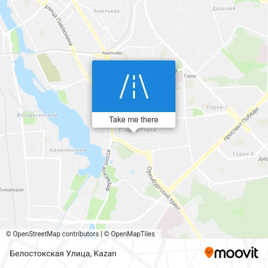 Белостокская Улица map