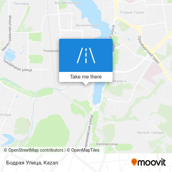 Бодрая Улица map