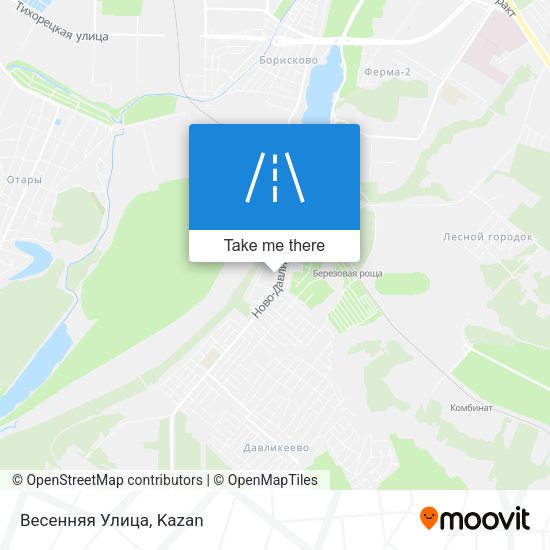 Весенняя Улица map