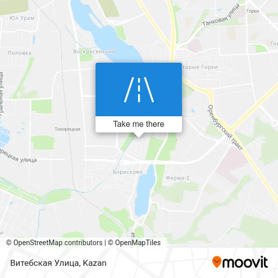 Витебская Улица map