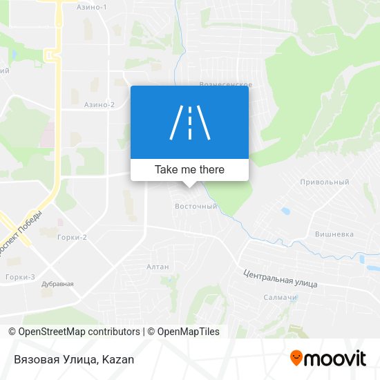 Вязовая Улица map