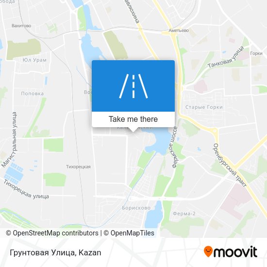 Грунтовая Улица map