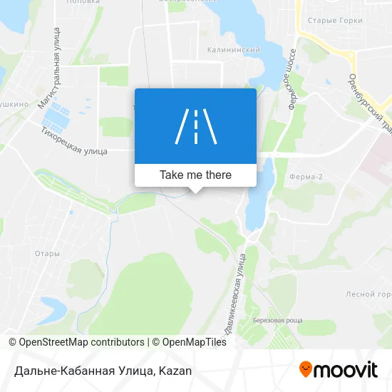 Дальне-Кабанная Улица map
