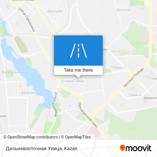 Дальневосточная Улица map