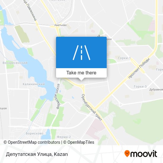 Депутатская Улица map