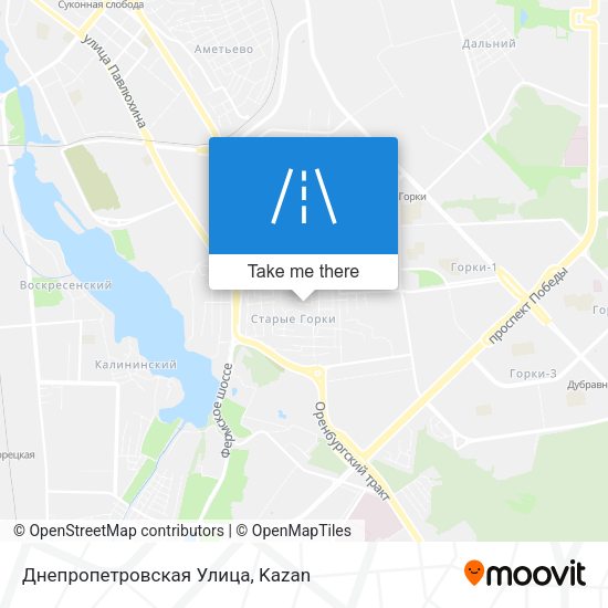 Днепропетровская Улица map