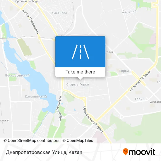 Днепропетровская Улица map