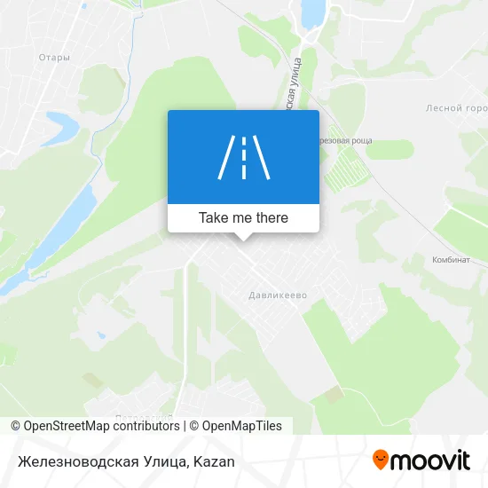 Железноводская Улица map
