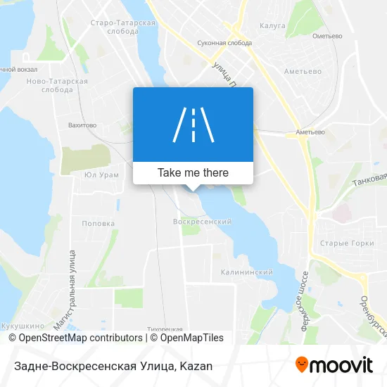 Задне-Воскресенская Улица map
