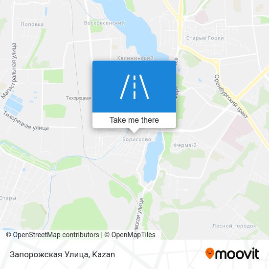 Запорожская Улица map
