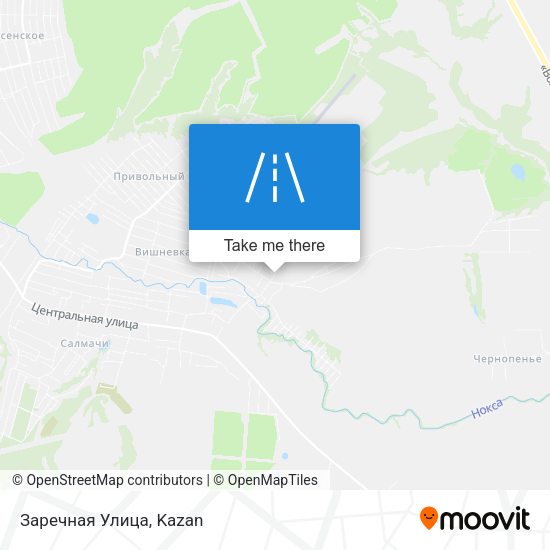 Заречная Улица map