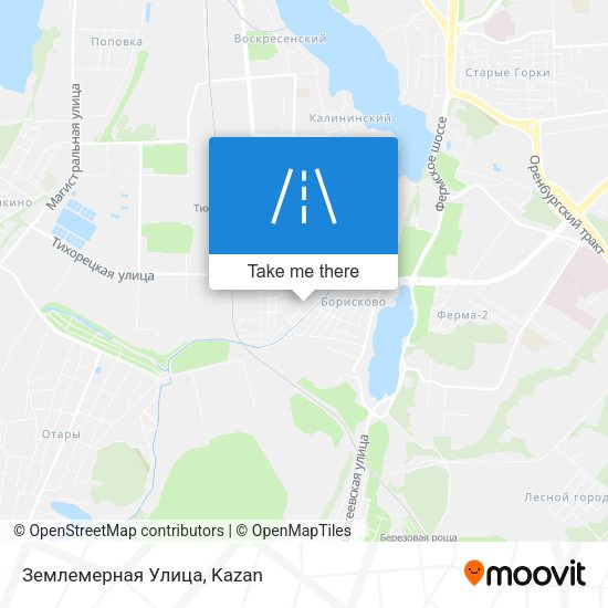 Землемерная Улица map