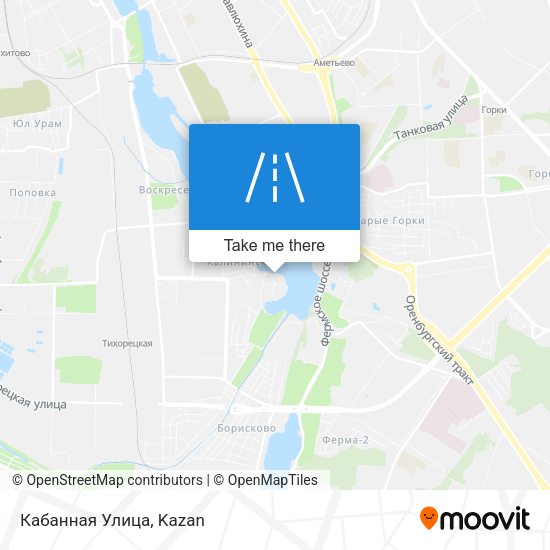 Кабанная Улица map