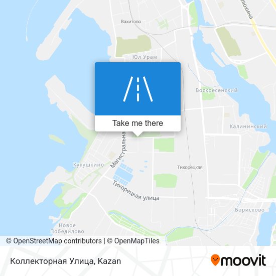 Коллекторная Улица map