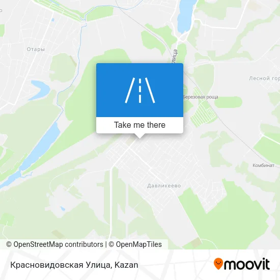Красновидовская Улица map