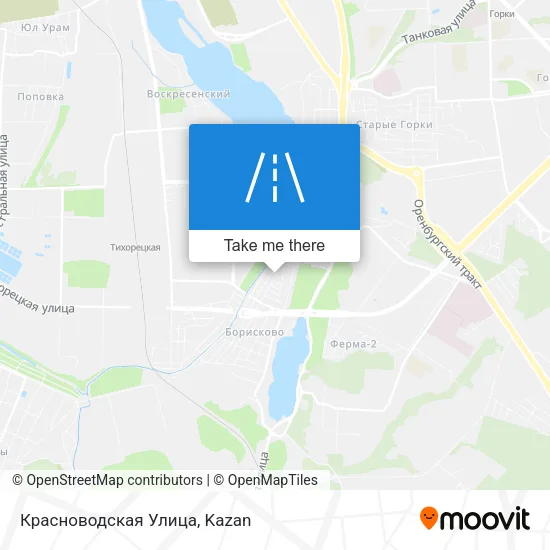 Красноводская Улица map