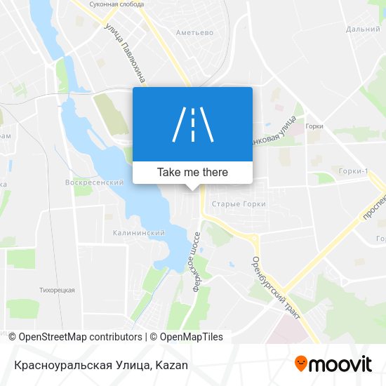 Красноуральская Улица map