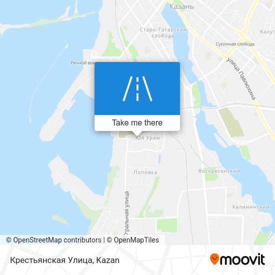 Крестьянская Улица map