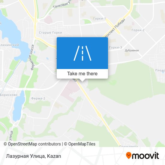 Лазурная Улица map