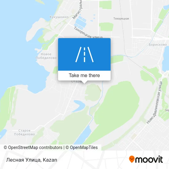 Лесная Улица map
