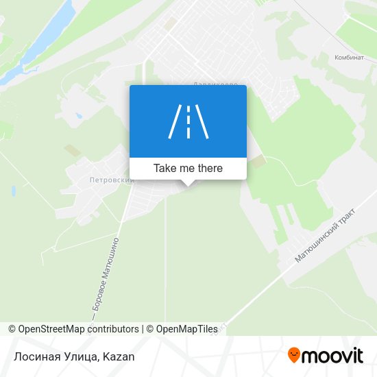 Лосиная Улица map