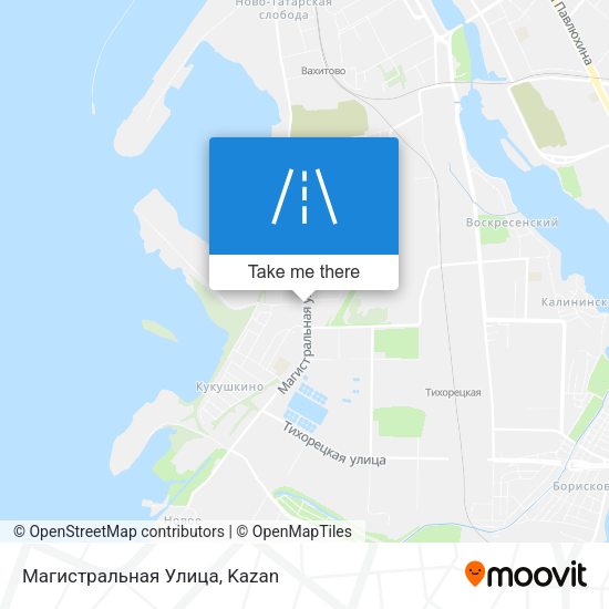 Магистральная Улица map