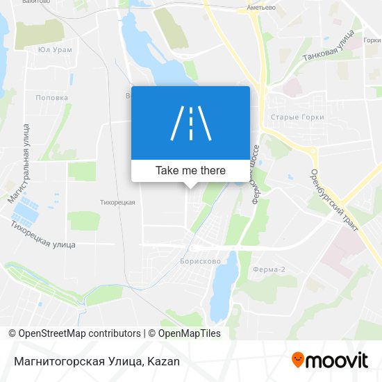 Магнитогорская Улица map