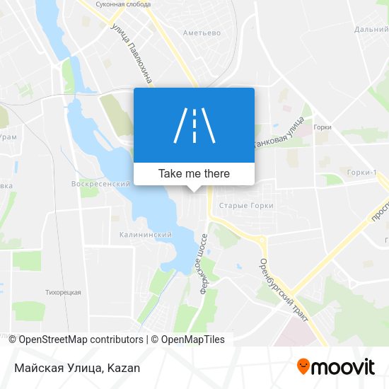Майская Улица map