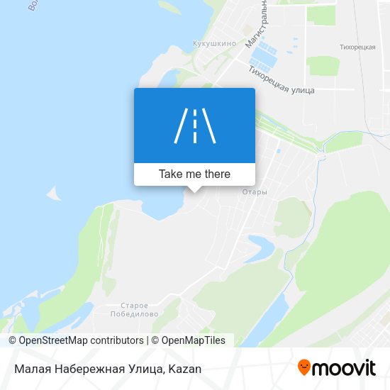 Малая Набережная Улица map