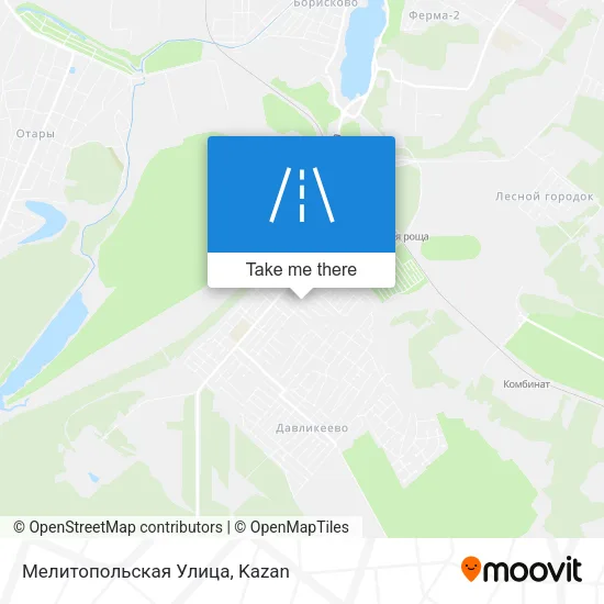 Мелитопольская Улица map