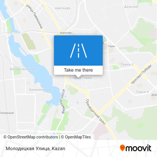 Молодецкая Улица map